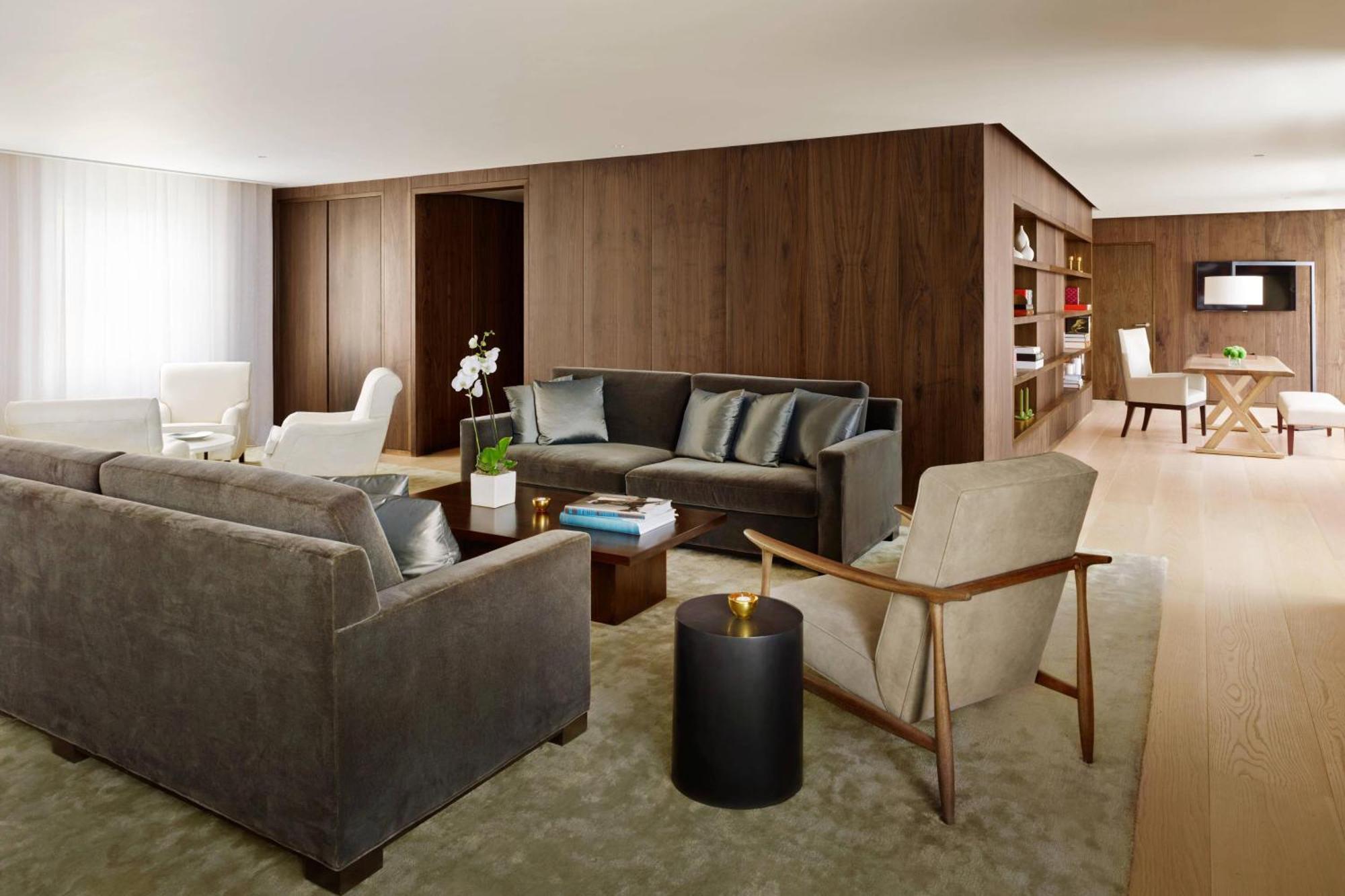 Penthouse-Suite mit 1 Schlafzimmer, Kingsize-Bett und Stadtblick